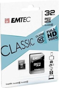 EMTEC microSDClass10 Classic Speicherkarte (32 GB