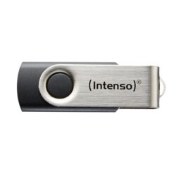 Intenso Basic Line 64 GB USB 2.0 Schwarz/Silber USB-Stick