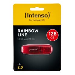 Intenso Rainbow Line 128 GB rot USB-Stick