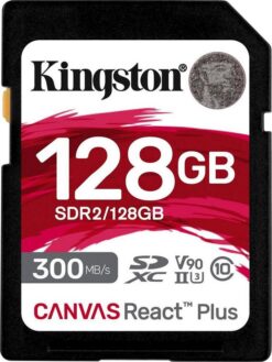 Kingston Canvas React Plus SD 128GB Speicherkarte (128 GB