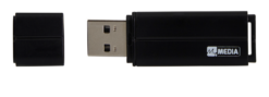 MyMedia MyUSB Drive 64GB 2.0 schwarz USB-Stick