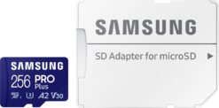 Samsung PRO Plus + microSDXC-Adapter Speicherkarte (256 GB