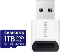 Samsung Pro Plus 1TB + USB-Kartenleser Speicherkarte (1000 GB