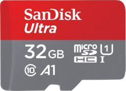 Sandisk microSDHC Ultra 32GB (A1/UHS-I) + Adapter Speicherkarte (32 GB