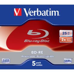 Verbatim BD-RE SL 25GB 2x 5er-Pack Jewel Case Blu-Ray-Rohlinge