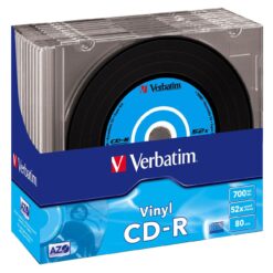 Verbatim CD-R AZO Data Vinyl 700 MB 52X 10er-Pack CD-Rohlinge