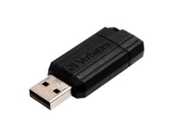 Verbatim PinStripe USB 2.0 64 GB schwarz USB-Stick