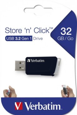 Verbatim Store 'n' Click USB 3.2 GEN 1 32 GB schwarz USB-Stick