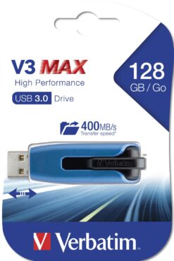Verbatim V3 Max USB 3.0 128 GB blau USB-Stick