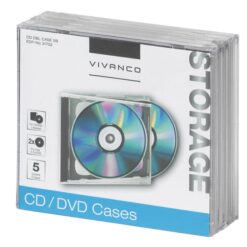 Vivanco CD/DVD Double Jewel Case