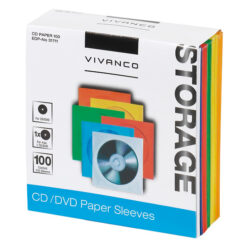 Vivanco CD/DVD Papier-Umschläge