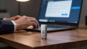 Mehrere verschlüsselte Bereiche auf einem USB-Stick einrichten