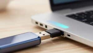 USB-Stick und USB-Port Leistung