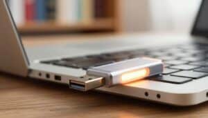 Warum wird ein USB-Stick während der Nutzung warm?
