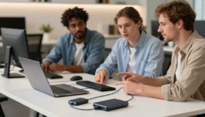 Was bedeutet Plug & Play bei USB-Geräten?