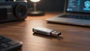 Wie funktioniert die Hardwareverschlüsselung bei USB-Sticks?