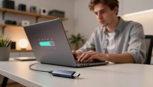Wie funktioniert die automatische Synchronisierung von USB-Sticks?